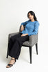 The Blue Smocked Top
